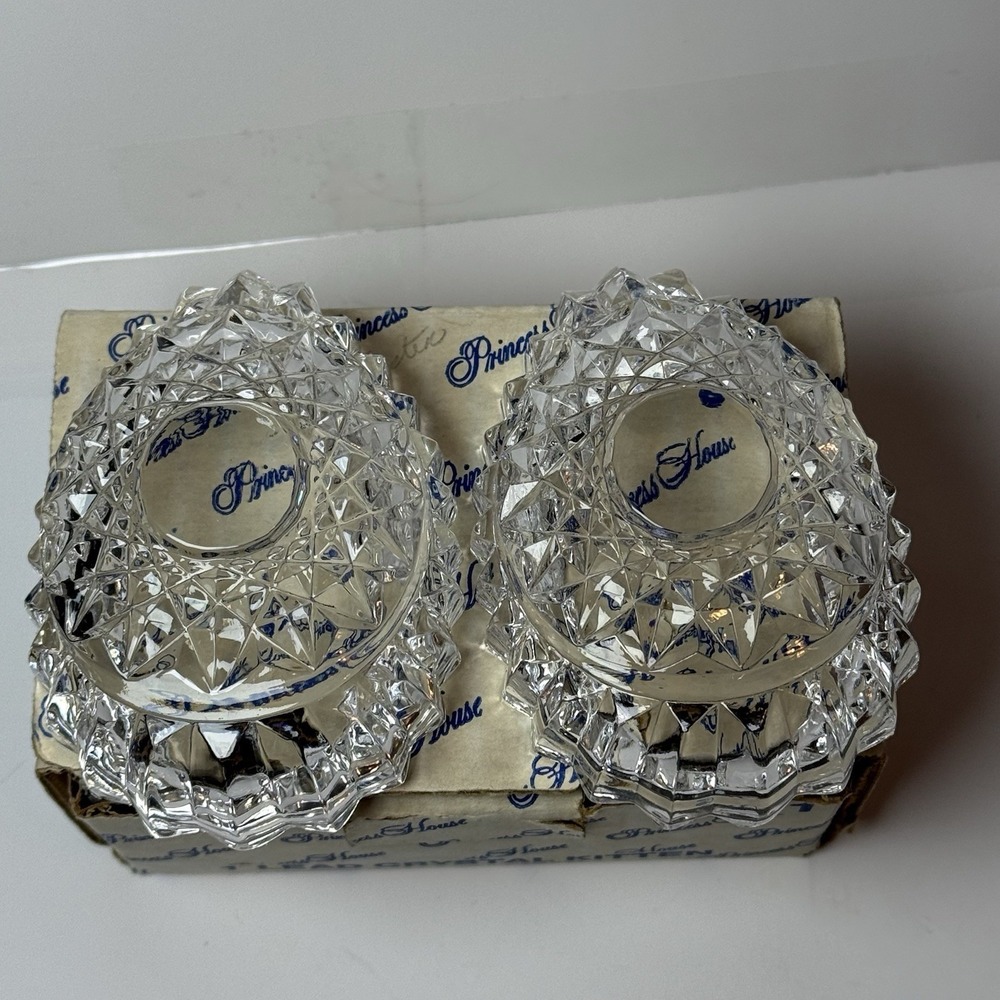 Egg Shaped Cut Crystal Trinket Box w/ Lid‎ Vintage Not original box - Picture 5 of 14